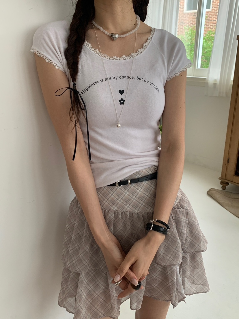 MORE THAN-P韓國㊣直郵東大門代購女裝新品25春夏時尚T恤MORE THANT恤