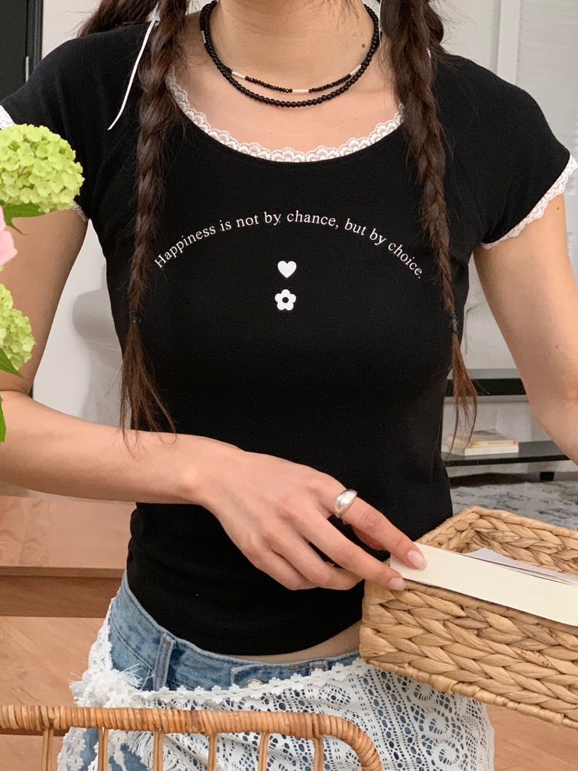 MORE THAN-P韓國㊣直郵東大門代購女裝新品25春夏時尚T恤MORE THANT恤