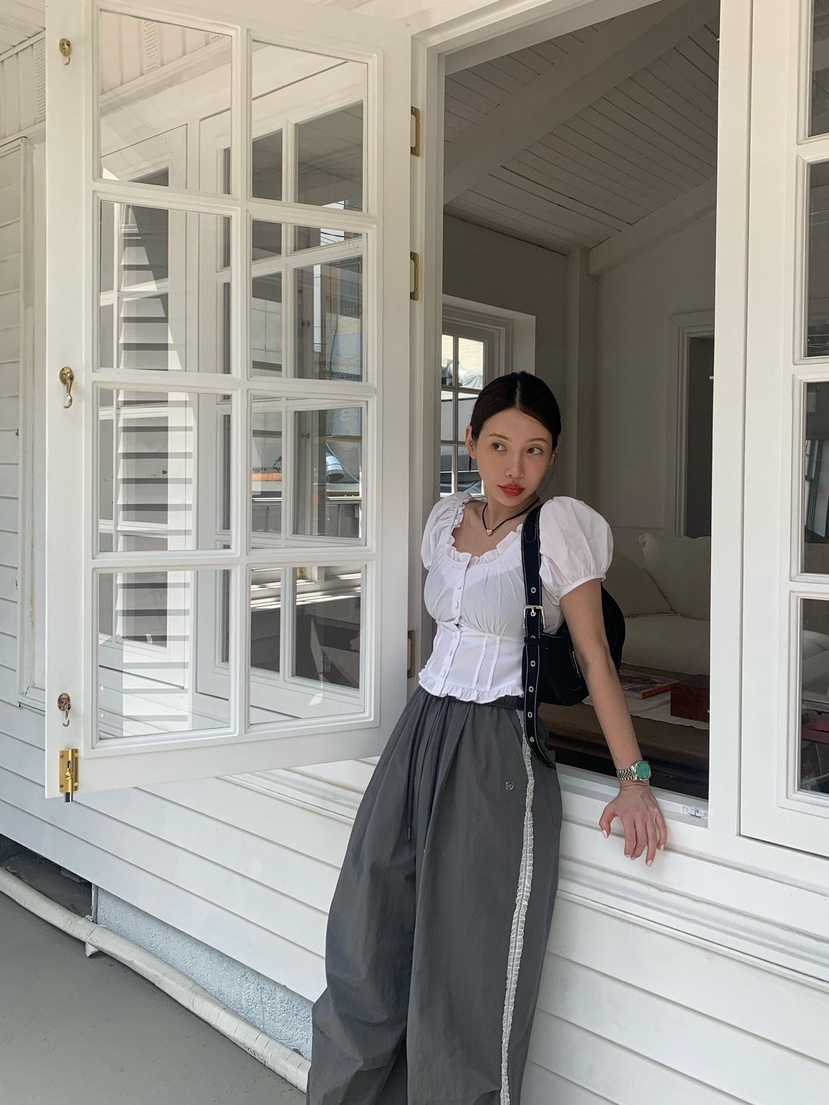 REVE CITE-L韓國代購女士新品職業25春夏真品人氣休閑休閑褲REVE CITE休閑褲