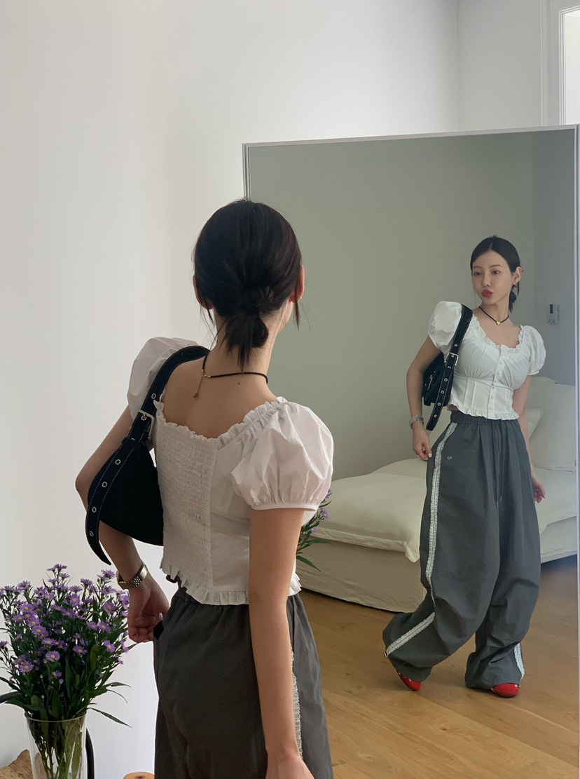 REVE CITE-L韓國代購女士新品職業25春夏真品人氣休閑休閑褲REVE CITE休閑褲