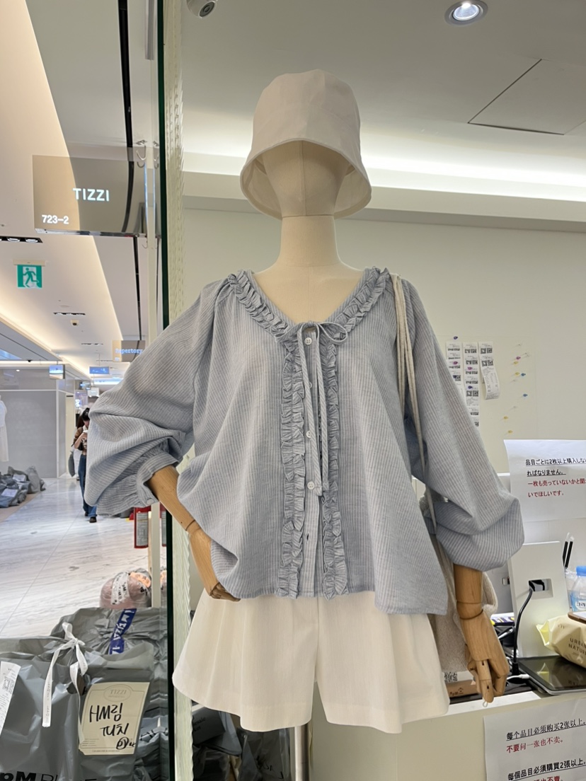 TIZZI東大門實拍女裝新品休閑真品熱賣人氣推薦職業襯衫蕾絲衫TIZZI襯衫/蕾絲衫