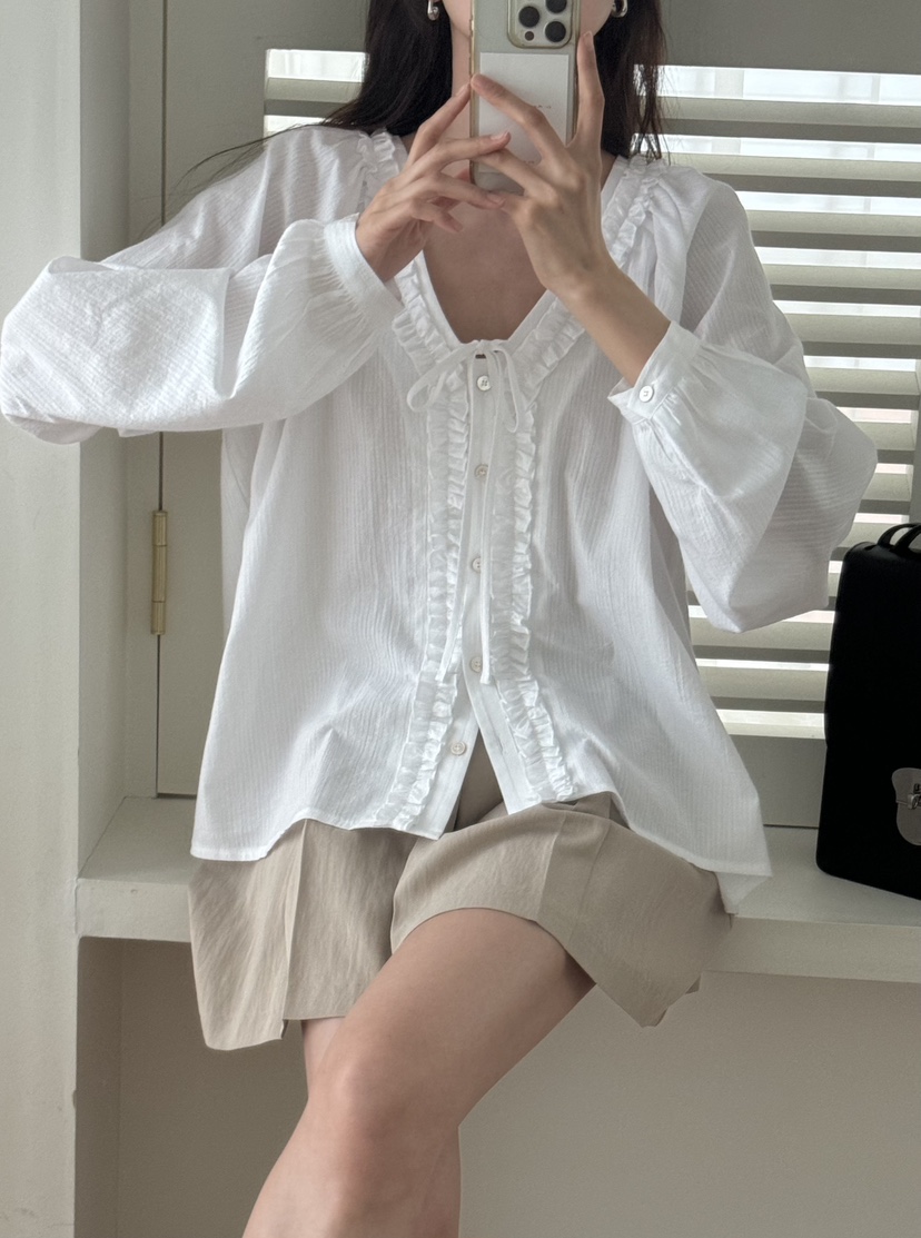 TIZZI東大門實拍女裝新品休閑真品熱賣人氣推薦職業襯衫蕾絲衫TIZZI襯衫/蕾絲衫