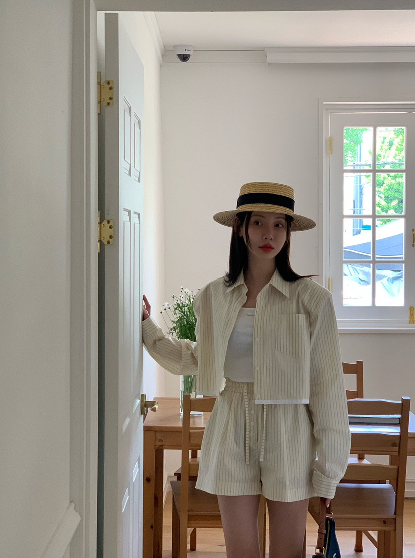 REVE CITE-L東大門代購女裝新款時尚真品休閑25春夏推薦短褲REVE CITE短褲