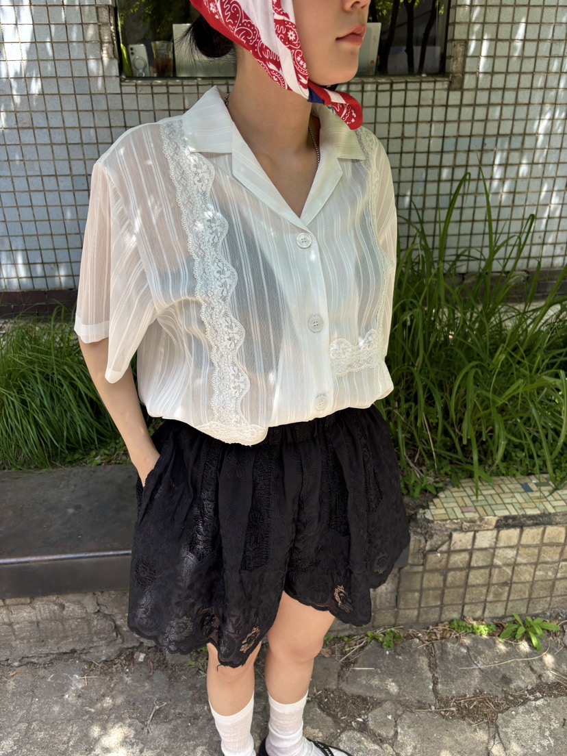FRANC—L韓國直郵女士新款人氣推薦職業真品熱賣襯衫蕾絲衫FRANC襯衫/蕾絲衫