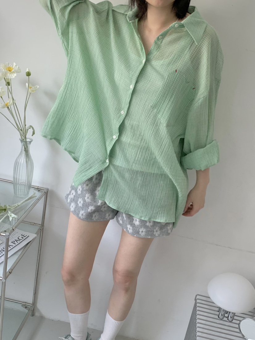 BEFORE SUNRISE東大門代購女裝新品休閑人氣時尚襯衫蕾絲衫BEFORE SUNRISE襯衫/蕾絲衫