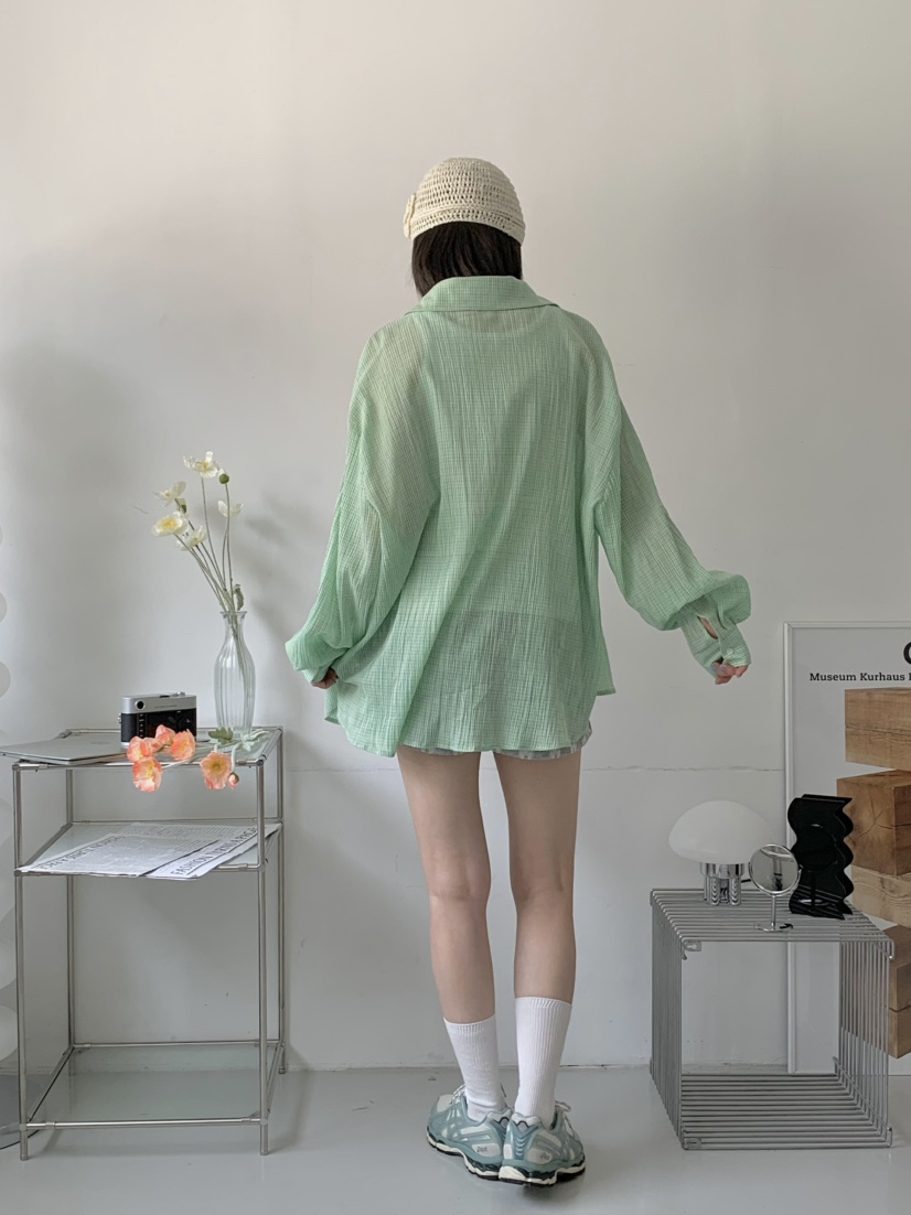 BEFORE SUNRISE東大門代購女裝新品休閑人氣時尚襯衫蕾絲衫BEFORE SUNRISE襯衫/蕾絲衫