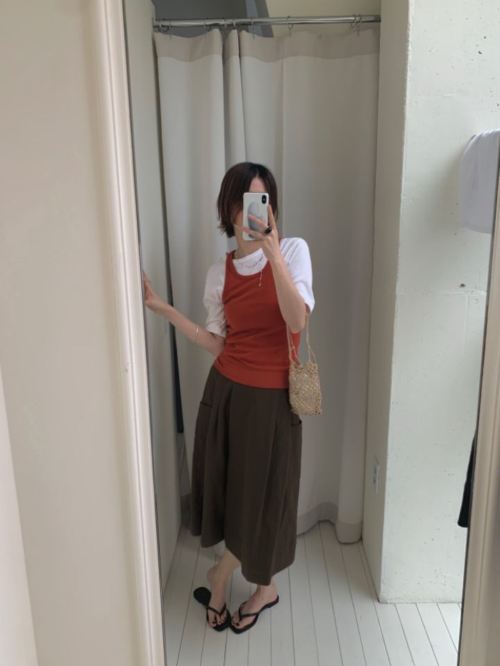 MARE東大門實拍女士新品真品時尚25春夏推薦人氣職業裙褲亞麻MARE裙褲