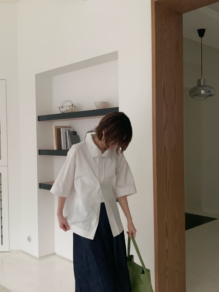 MARE東大門直郵女裝新款熱賣時尚人氣25春夏推薦襯衫蕾絲衫MARE襯衫/蕾絲衫圖色3
