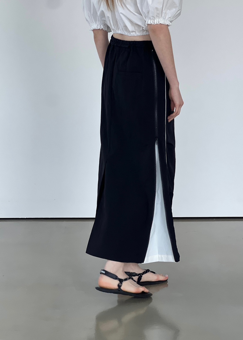 ANOTHER AVENUE韓國直郵女裝新品職業時尚熱賣推薦長裙拉鏈ANOTHER AVENUE長裙