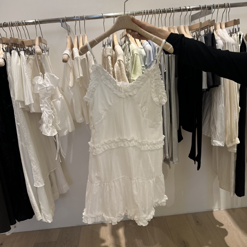 VEGETABLE東大門代購女士新品25春夏熱賣職業真品時尚連衣裙VEGETABLE連衣裙