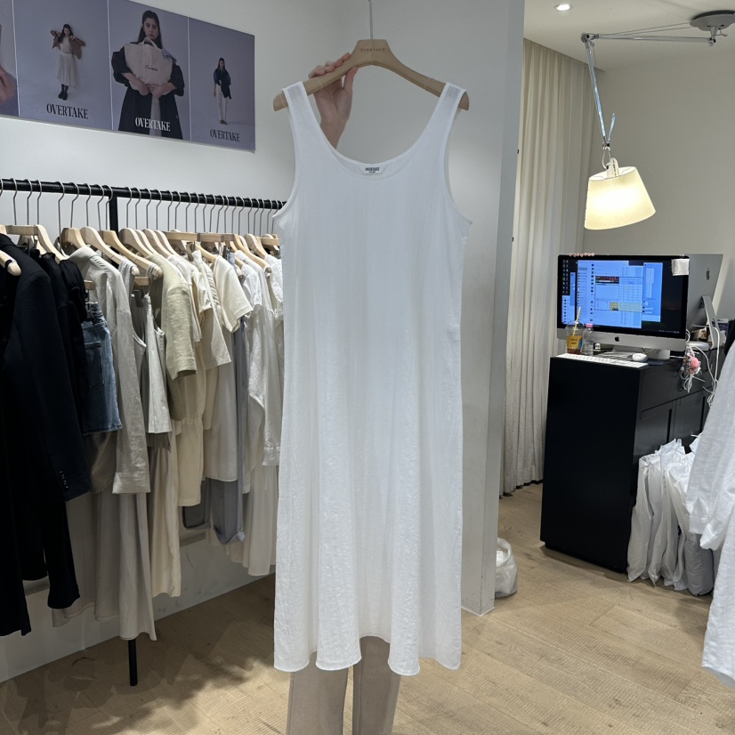 OVERTAKE韓國㊣直郵東大門代購女裝新品休閑25春夏人氣連衣裙OVERTAKE連衣裙圖色2