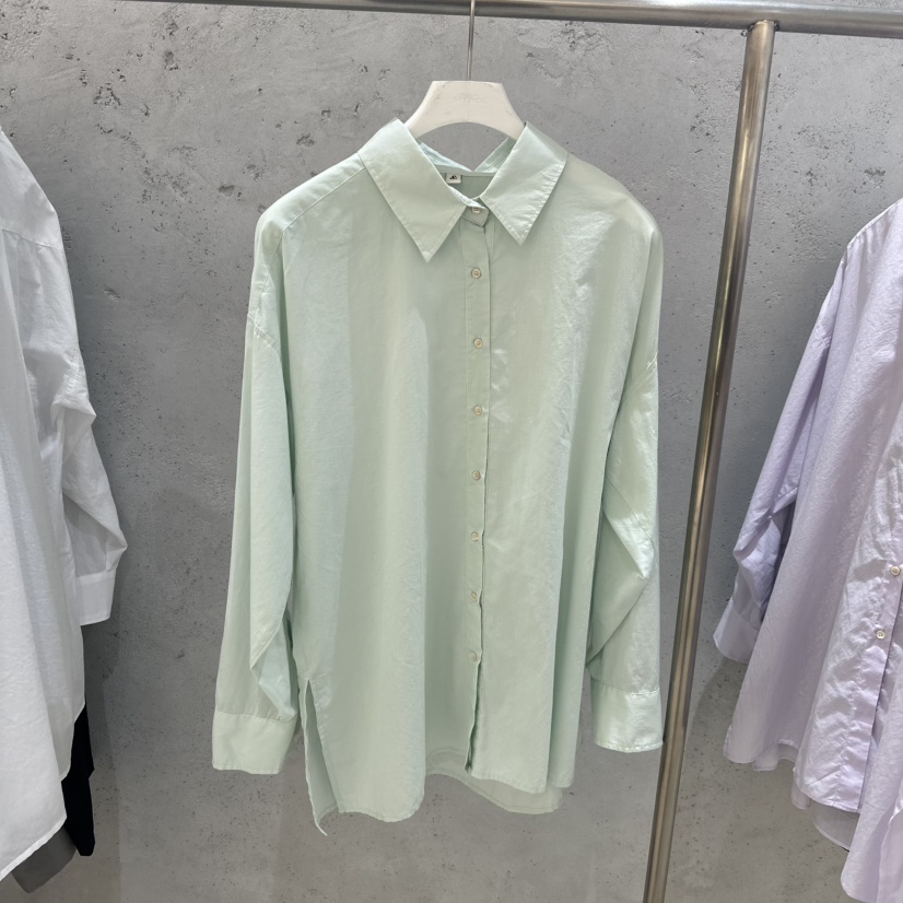 6PENCE-P韓國㊣直郵東大門代購女裝新款25春夏推薦襯衫蕾絲衫6PENCE-P襯衫/蕾絲衫圖色2