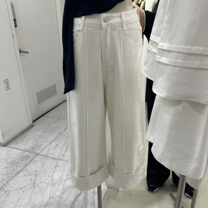 VIVEL韓國直郵㊣東大門實拍女裝新品熱賣推薦時尚休閑褲鏤空VIVEL休閑褲