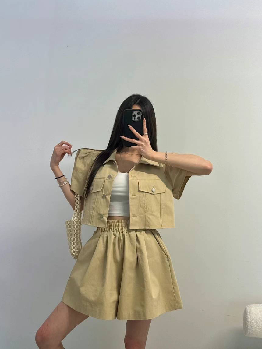 SOMETHING-L直郵韓國代購㊣女裝新品25春夏推薦時尚休閑夾克Something/FANCY夾克
