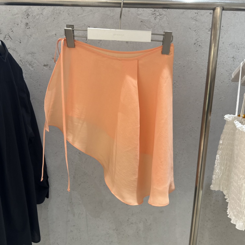 6PENCE-P韓國㊣直郵東大門代購女裝新款25春夏休閑人氣短裙6PENCE-P短裙圖色2