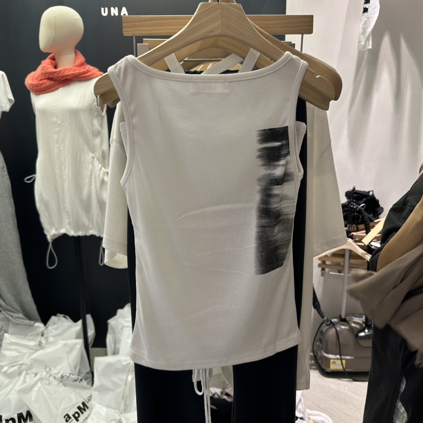UNA/THE MAY韓國直郵㊣女裝新品熱賣推薦25春夏休閑吊帶背心THEMAY/UNA吊帶/背心