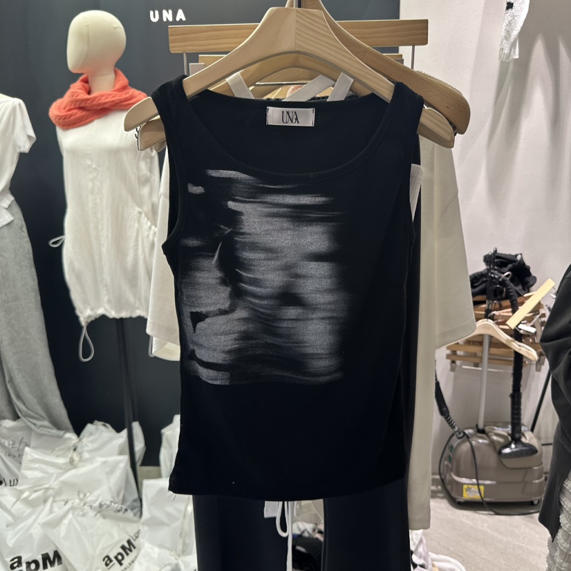 UNA/THE MAY韓國直郵㊣女裝新品熱賣推薦25春夏休閑吊帶背心THEMAY/UNA吊帶/背心圖色3