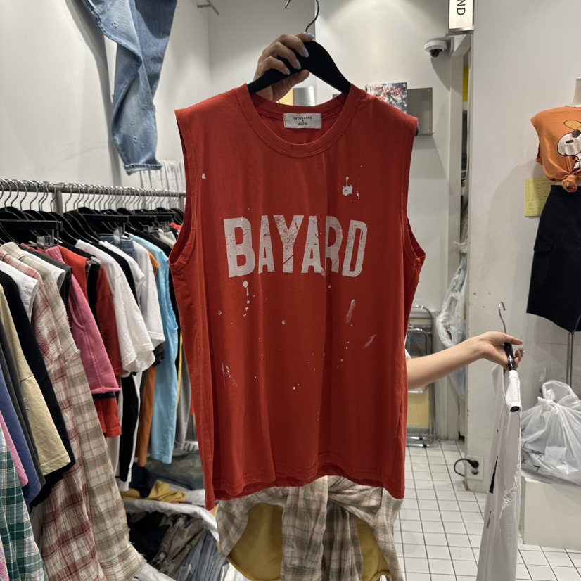 THE WEEKND直郵韓國代購㊣女裝新品熱賣25春夏推薦吊帶背心THE WEEKND吊帶/背心圖色2