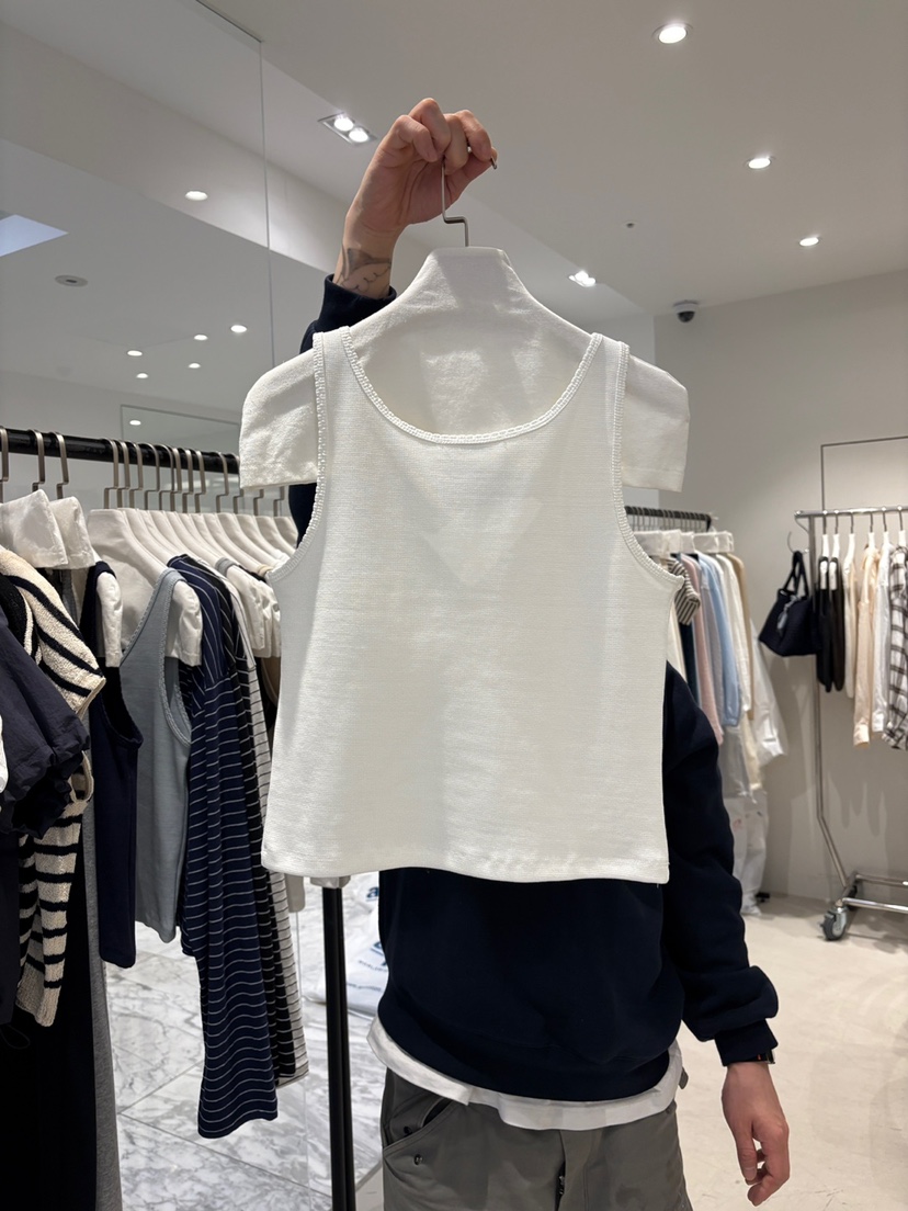 THE BRUNCH直郵韓國代購㊣女裝新款25春夏時尚休閑吊帶背心THE BRUNCH吊帶/背心