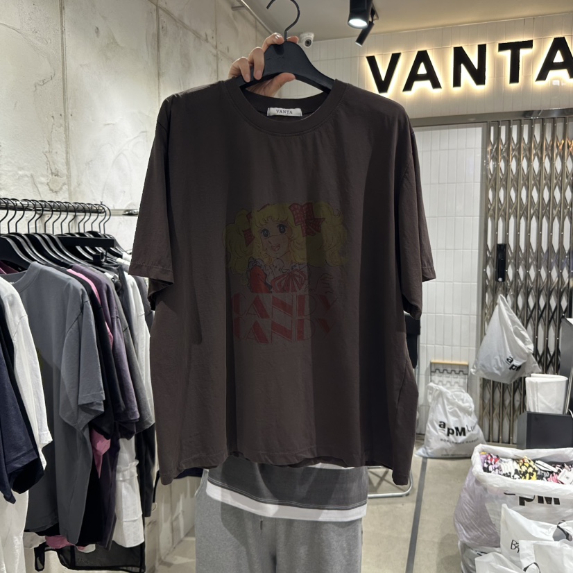 VANTA韓國㊣直郵東大門代購女裝新品時尚熱賣推薦25春夏T恤VANTAT恤圖色2