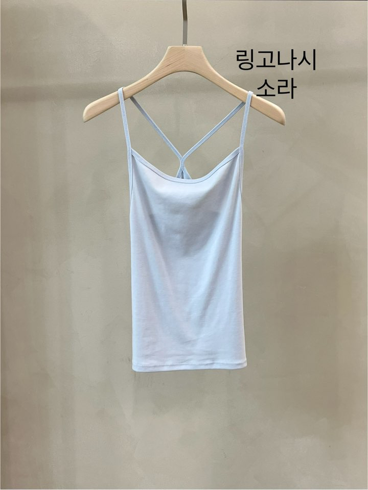 LAKE-A韓國直郵㊣東大門實拍女裝新款休閑推薦25春夏吊帶背心Lake side吊帶/背心圖色5