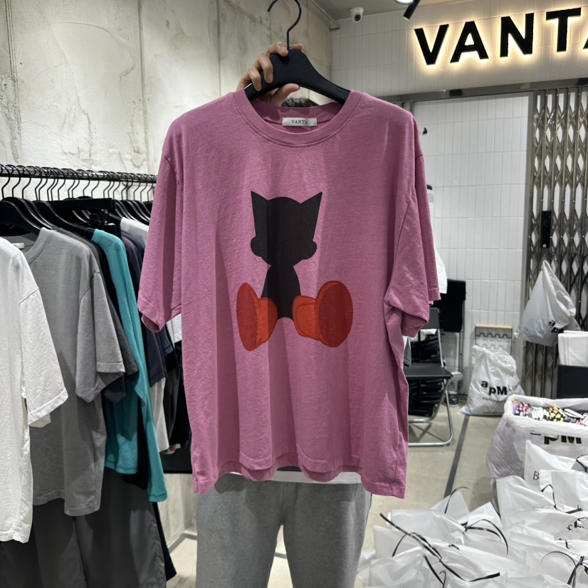 VANTA韓國直郵㊣女裝新款25春夏熱賣休閑時尚人氣推薦T恤VANTAT恤圖色2