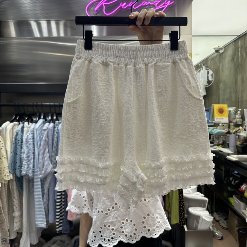 RUNWAY-런웨이韓國直郵㊣女裝新款熱賣時尚休閑人氣25春夏短褲RUNWAY短褲