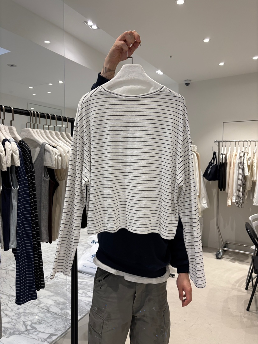 THE BRUNCH韓國㊣直郵東大門代購女裝新款25春夏時尚長袖T恤THE BRUNCH長袖T恤