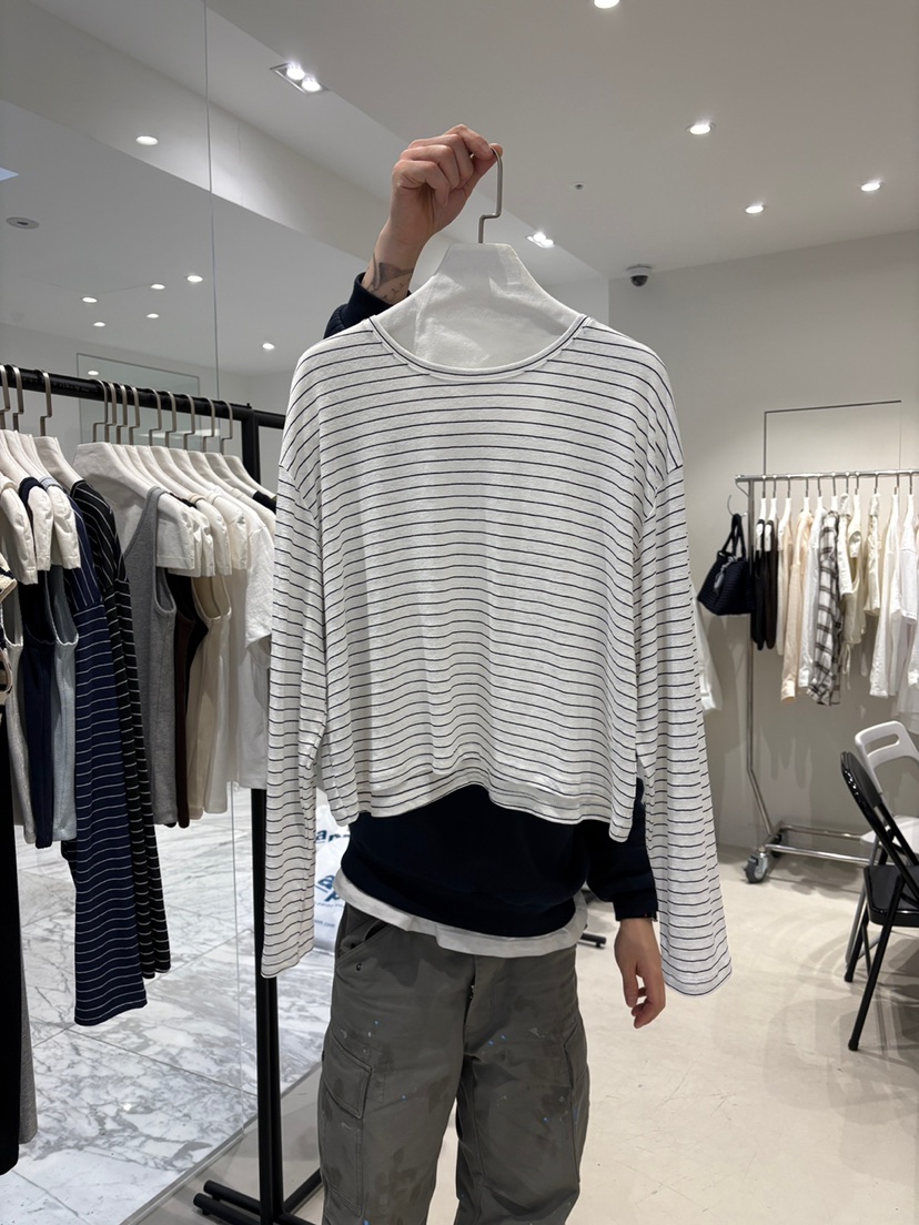 THE BRUNCH韓國㊣直郵東大門代購女裝新款25春夏時尚長袖T恤THE BRUNCH長袖T恤