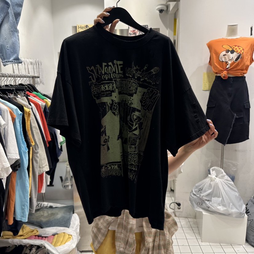 THE WEEKND韓國直郵㊣女裝新品熱賣人氣25春夏休閑時尚T恤THE WEEKNDT恤圖色3