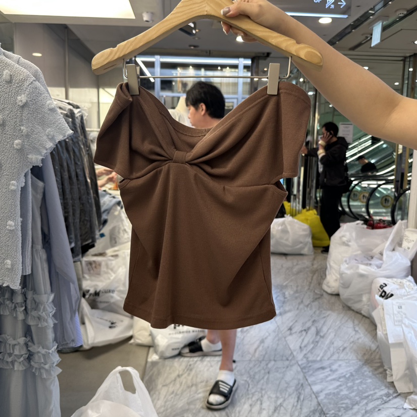 FOUNDATION韓國㊣直郵東大門代購女裝新款時尚休閑熱賣推薦T恤FOUNDATIONT恤圖色3