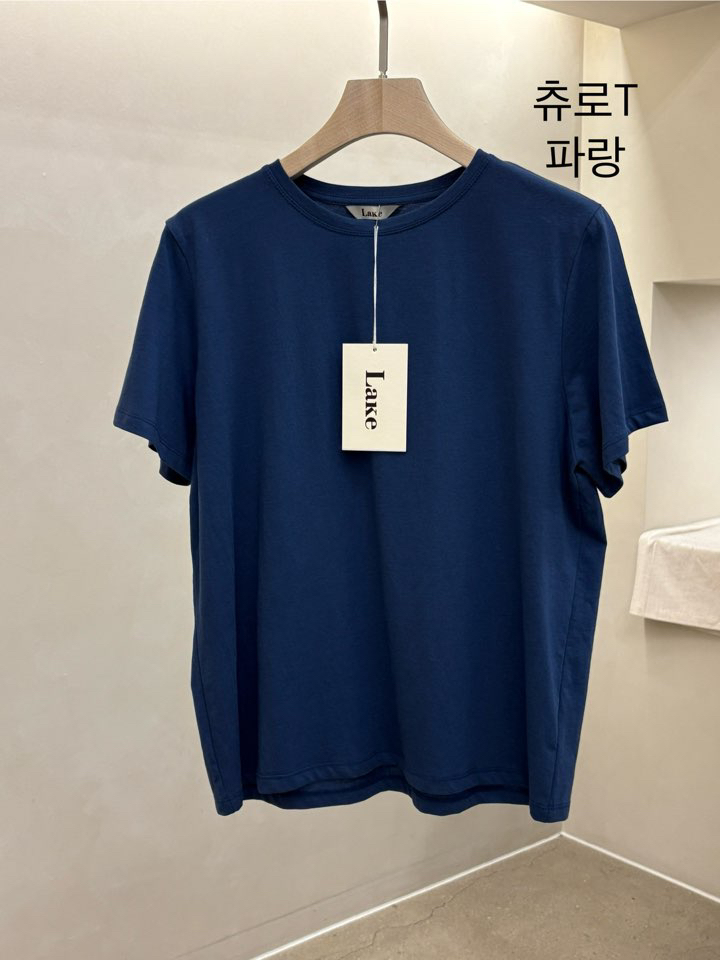 LAKE-A直郵韓國代購㊣女裝新品25春夏休閑人氣時尚推薦T恤Lake sideT恤圖色5