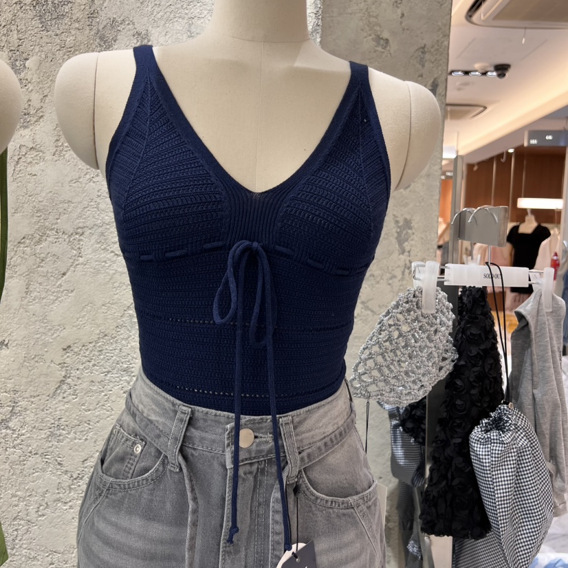SOLD OUT韓國㊣直郵東大門代購女裝新款熱賣25春夏吊帶背心SOLD OUT吊帶/背心