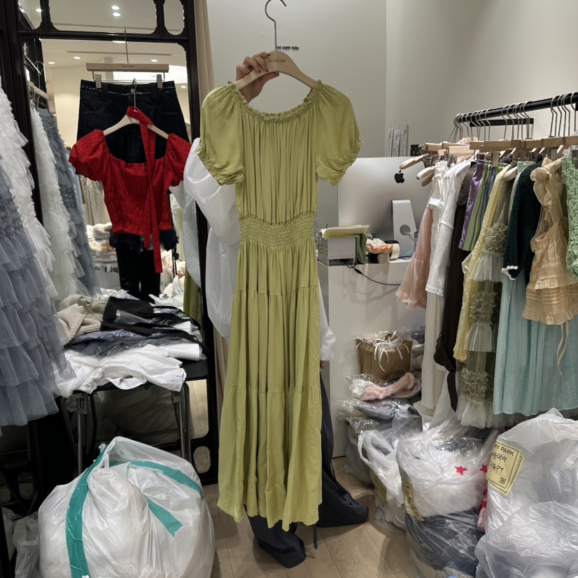 THEMORYPARK直郵韓國代購㊣女裝新品推薦25春夏熱賣時尚連衣裙THE MORY PARK連衣裙圖色2