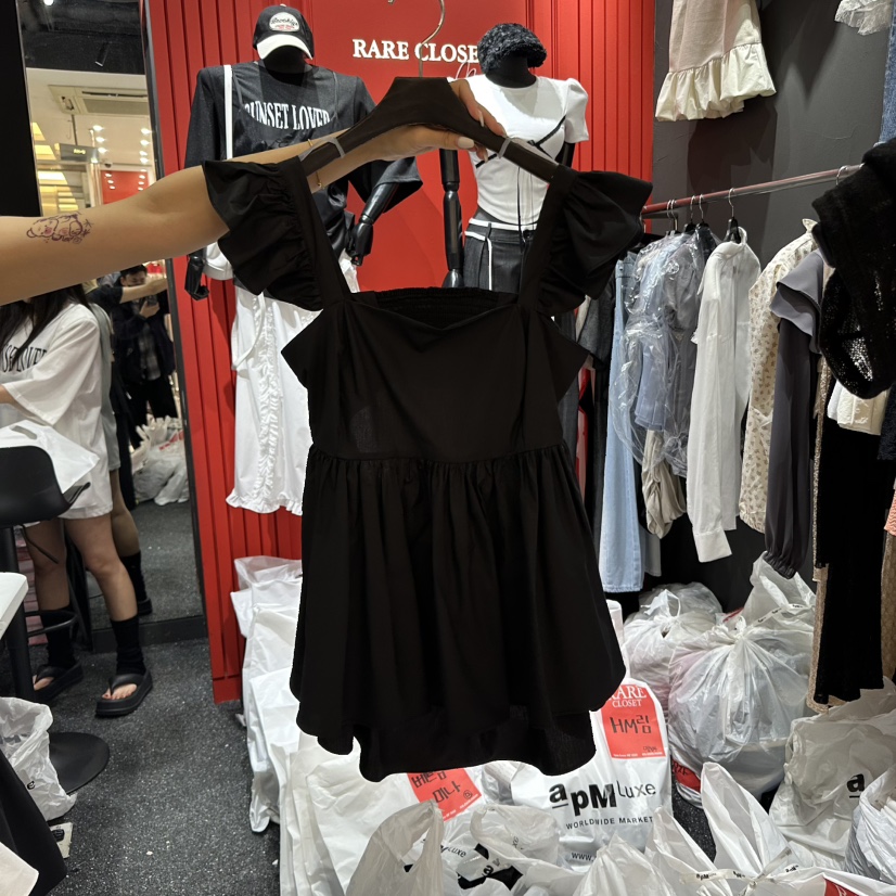 RARE CLOSET韓國直郵㊣女裝新品推薦休閑時尚25春夏襯衫蕾絲衫RARE CLOSET襯衫/蕾絲衫圖色3