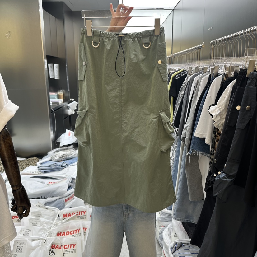 MADCITY直郵韓國代購㊣女裝新品25春夏休閑人氣時尚推薦長裙MADCITY長裙