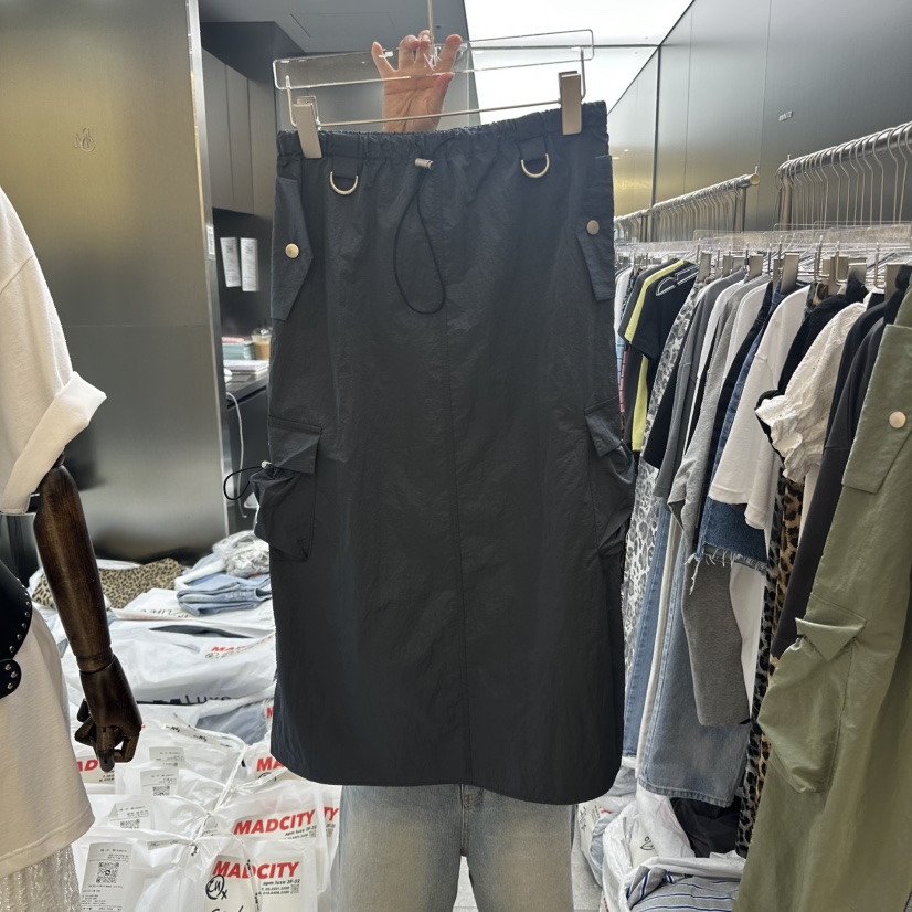 MADCITY直郵韓國代購㊣女裝新品25春夏休閑人氣時尚推薦長裙MADCITY長裙圖色2