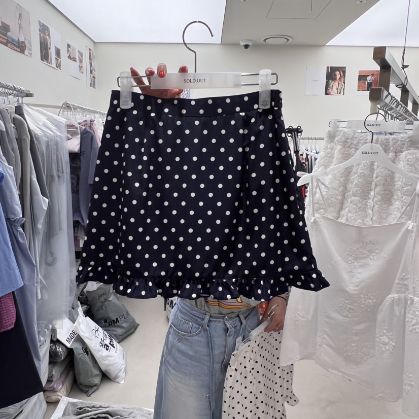 SOLD OUT韓國直郵㊣女裝新品休閑熱賣時尚推薦人氣25春夏短裙SOLD OUT短裙圖色2
