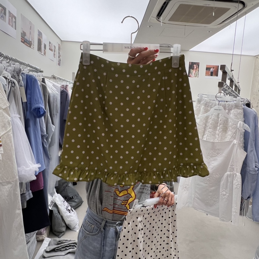 SOLD OUT韓國直郵㊣女裝新品休閑熱賣時尚推薦人氣25春夏短裙SOLD OUT短裙圖色3