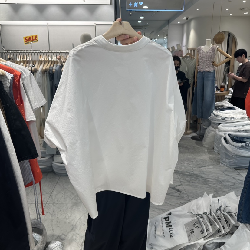 REVE-L韓國㊣直郵東大門代購女裝新品休閑人氣25春夏襯衫蕾絲衫REVE-L襯衫/蕾絲衫