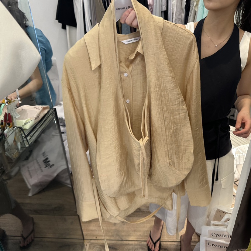 CREAM VILLA(此品牌名稱會遭售假投訴,建議淘寶店鋪商品名稱中不要使用)直郵韓國代購㊣女裝新品25春夏單肩斜跨包CREAMVILLA單肩/斜跨包圖色2