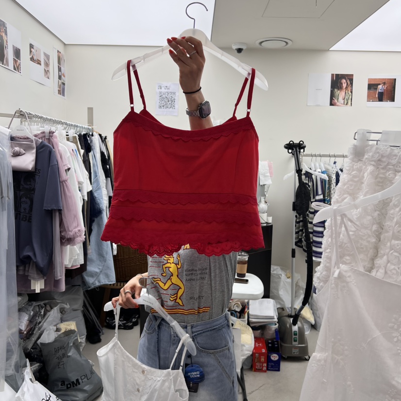 SOLD OUT韓國直郵㊣女裝新品熱賣休閑25春夏推薦時尚吊帶背心SOLD OUT吊帶/背心