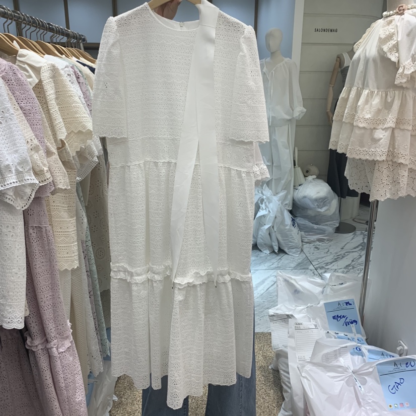 A韓國㊣直郵東大門代購女裝新款熱賣人氣時尚休閑連衣裙含腰帶A STORE連衣裙圖色3