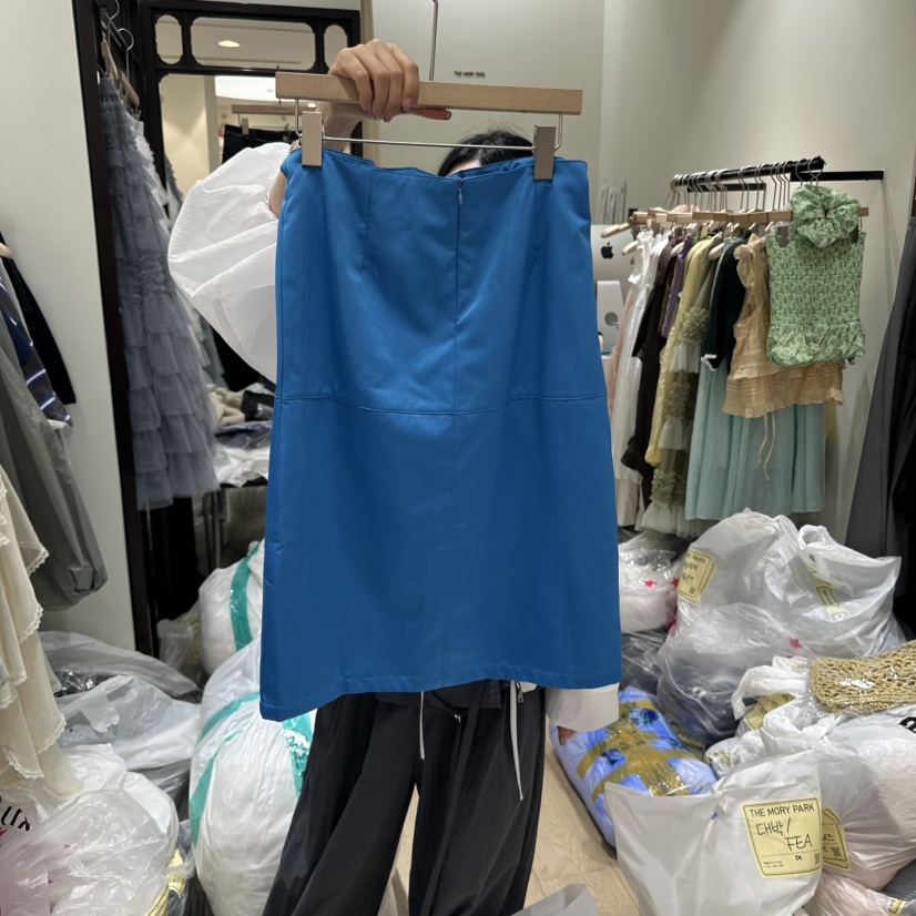 THEMORYPARK韓國直郵㊣東大門實拍女裝新款時尚25春夏休閑長裙THE MORY PARK長裙