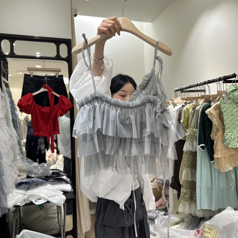 THEMORYPARK韓國直郵㊣東大門實拍女裝新款熱賣吊帶背心不含內搭THE MORY PARK吊帶/背心