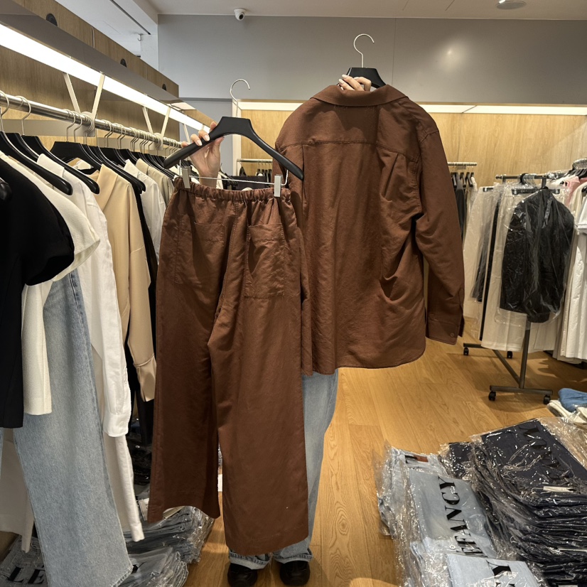 LEFANCY韓國直郵㊣女裝新品熱賣休閑人氣時尚推薦套裝套裝亞麻LEFANCY套裝