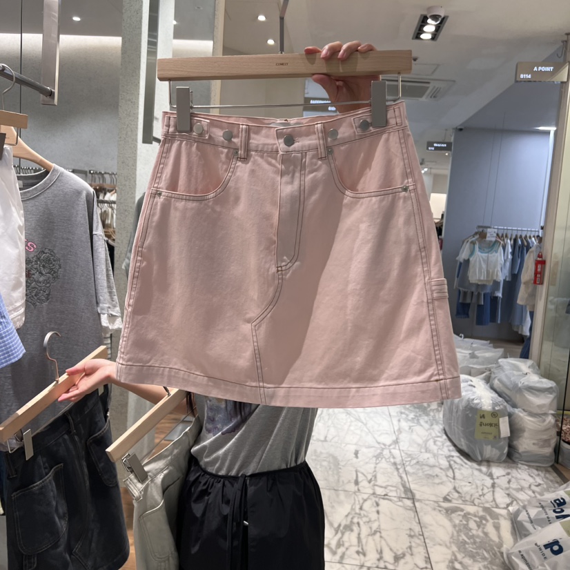 COMELY韓國直郵㊣東大門實拍女裝新品推薦時尚人氣休閑短裙COMELY短裙圖色2