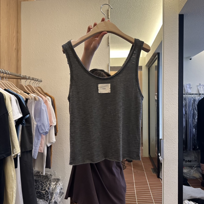 CHOI-L韓國直郵㊣女裝新品休閑人氣推薦熱賣時尚25春夏吊帶背心CHOI吊帶/背心圖色3