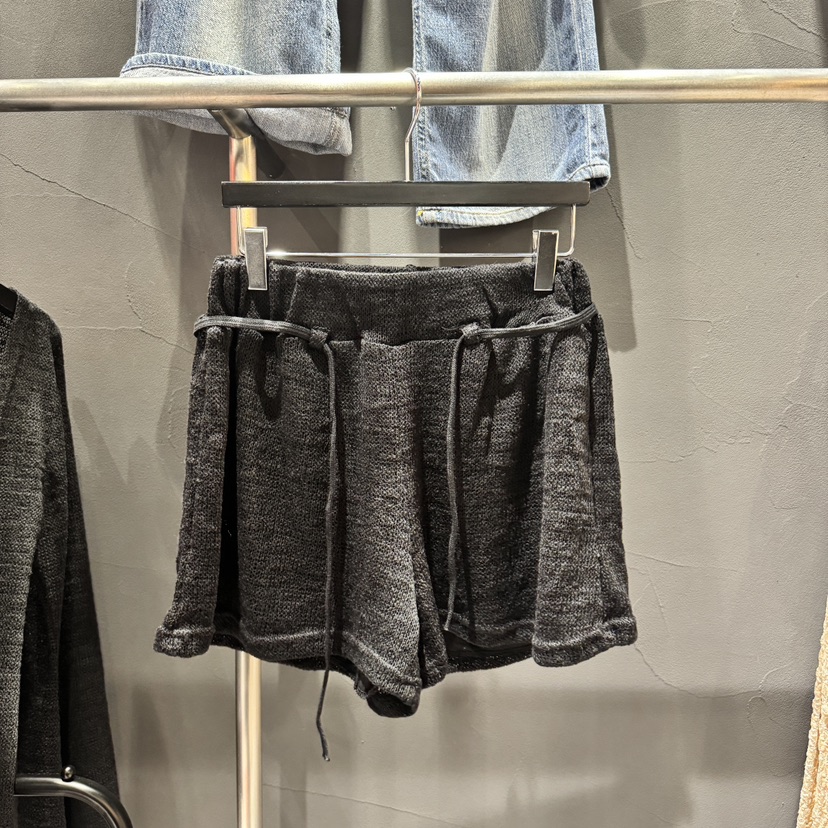 RARE CLOSET韓國直郵㊣女裝新品25春夏熱賣時尚短褲含腰繩RARE CLOSET短褲圖色3