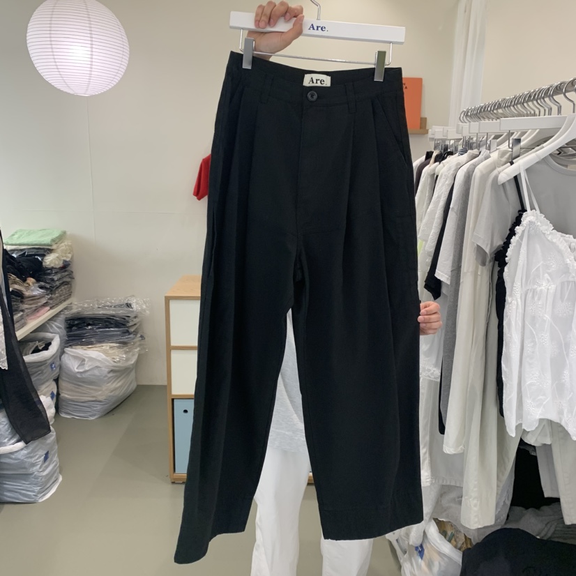 ARE直郵韓國代購㊣女裝新品時尚25春夏人氣推薦休閑熱賣休閑褲ARE YOU/ARE休閑褲圖色2